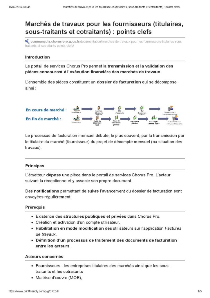 thumbnail of Chorus Pro — Marchés de travaux guide des fournisseurs