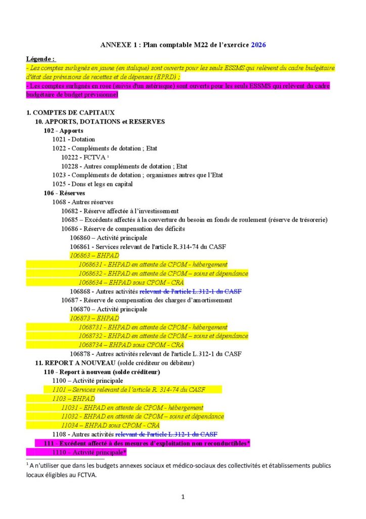 thumbnail of Plan de comptes M22 — 2026