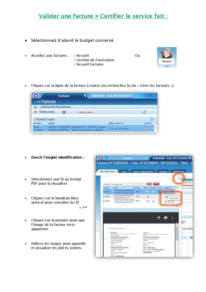thumbnail of SEDIT – Valider une facture